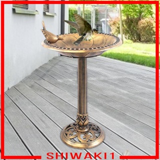 [Shiwaki1] Outdoor Garden Bird Bath Yard Statue for Bird Lovers Gift Outdoor Courtyard