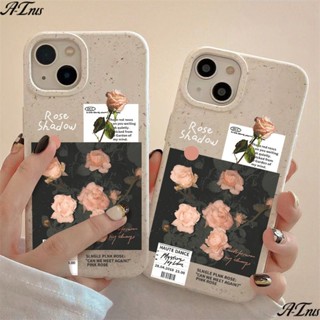 เคสโทรศัพท์มือถือ แบบนิ่ม ลายดอกกุหลาบ สีชมพู กันกระแทก สําหรับ Apple Iphone 11 138 7 12 max 14pro plus X3DC