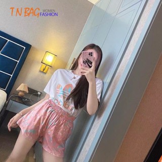 🌟​พร้อมส่ง​🌟​ชุดเซ็ทเสื้อแขนสั้น+ขาสั้น สไตล์เรียบง่าย TZ-AD2321(free size)