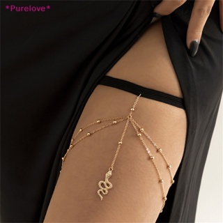 Purelove&gt; ใหม่ สายโซ่ยืดหยุ่น หลายชั้น จี้งู เครื่องประดับแฟชั่น สไตล์โบฮีเมียน เซ็กซี่ สําหรับผู้หญิง