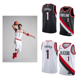 Portland Trail Blazers #1 Evan Turner เสื้อสเวตเตอร์ของเสื้อบาสเก็ตบอล NBA Jersey