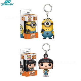 Rctown Despicable Me พวงกุญแจ จี้ฟิกเกอร์ อนิเมะ Agnes Minions สําหรับเด็ก