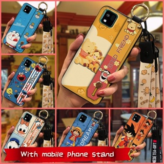 armor case Shockproof Phone Case For Kyocera Kantan Sumaho3/A205KC Lanyard Durable Cartoon Phone Holder Cute Soft TPU Soft Case