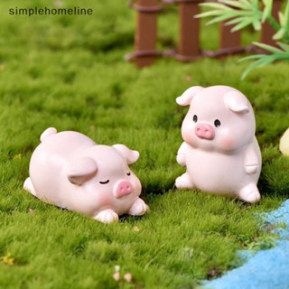 [simplehomeline] ตุ๊กตาสัตว์จิ๋ว สําหรับตกแต่งสวน ภูมิทัศน์ ขนาดเล็ก DIY 1 ชุด 3 ชิ้น