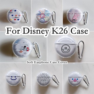 พร้อมส่ง!  เคสหูฟัง แบบนิ่ม ลายการ์ตูนดิสนีย์ K26 สําหรับ Disney K26