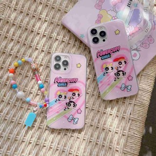 เคสโทรศัพท์มือถือ ลายน่ารัก พร้อมสร้อยข้อมือ สําหรับ Apple iPhone 11 12 13 14 Pro Max