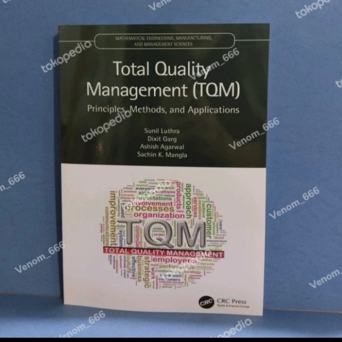 หนังสือ การจัดการคุณภาพรวม (TQM): หลัก,
วิธี