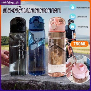 780 มล แก้วน้ำดื่ม กันรั่วที่นี่ราคาถูก สำหรับเด็ก ถ้วยพลาสติก ถ้วยน้ำทรงสูง การ์ตูน