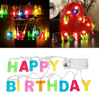 คริสต์มาสและสุขสันต์วันเกิด ตัวอักษร โคมไฟ สายไฟตกแต่ง / LED รูปตัวอักษร ใช้แบตเตอรี่ สายไฟ โคมไฟ เครื่องประดับ / ตัวอักษร สายไฟ ตกแต่ง สําหรับอุปกรณ์บ้าน คริสต์มาส