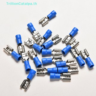 Trillioncatalpa ขั้วต่อสายไฟ สีฟ้า 20 ตัวเมีย 14-16AWG TH