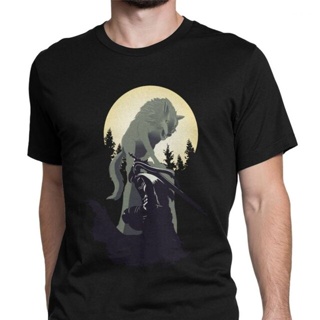 เสื้อยืด ผ้าฝ้าย พิมพ์ลาย Knight Artorias And Sif Dark Souls ขนาดใหญ่ สําหรับผู้ชาย