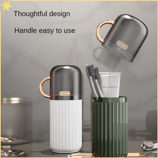 [LBE] Pet Travel Practical Toothbrush Cup Portable Bathroom Toothpaste Holder Storage Case Box Environmentally