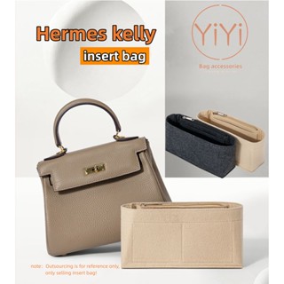 [YiYi] ใส่กระเป๋าจัดระเบียบ เหมาะสําหรับ Hermes kelly กระเป๋าจัดระเบียบ ใส่กระเป๋าด้านใน กระเป๋าซับใน กระเป๋าเครื่องสําอาง จัดระเบียบการเดินทาง สักหลาดใส่กระเป๋า