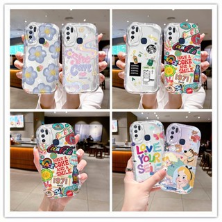 เคส vivo y50 เคส vivo y30 เคส vivo y30i เคสโทรศัพท์มือถือ กันกระแทก ลายครีม สําหรับ vivo y50 y30 y30i