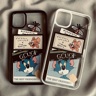 เคสโทรศัพท์มือถือ ลาย Tom and Jerry สําหรับ iPhone 7 8 SE2 7P 8P X Xs XR Xsmax 11 12 13 14 11pro 12pro 13pro 14pro 11promax 12promax 13promax 14promax 12mini 13mini 14plus