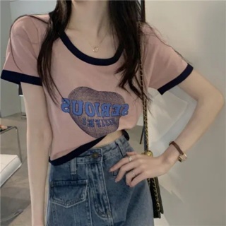 Candy Kids Candy เสื้อครอป เสื้อสายเดี่ยว ย้อนยุค y2k 2023 NEW Style 072109 คุณภาพสูง Comfortable รุ่นใหม่ Trendy A99J1W2 36Z230909