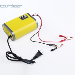 เครื่องชาร์จแบตเตอรี่รถจักรยานยนต์ 12V 6A ปลั๊ก US [countless.th]