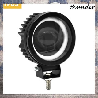 Thunder ไฟสปอตไลท์ Led S12 ทรงสี่เหลี่ยม กันน้ํา กันกระแทก สําหรับรถจักรยานยนต์ 1 คู่