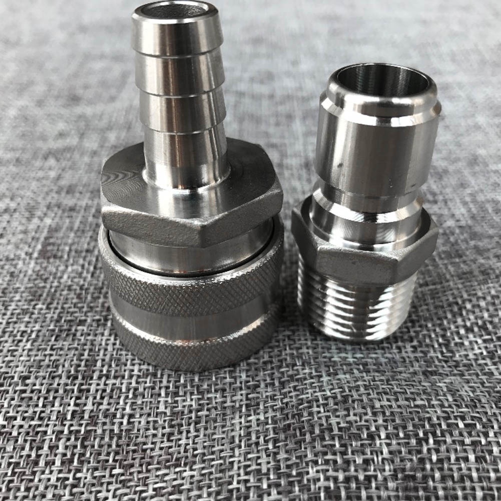 Computer Ac.lr สแตนเลส Homebrew Brewing Quick Disconnect Set 1/2 "BSP ฟิตติ้งเบียร์
