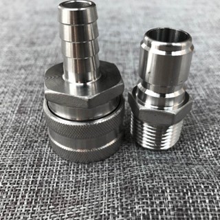 Computer Ac.lr สแตนเลส Homebrew Brewing Quick Disconnect Set 1/2 "BSP ฟิตติ้งเบียร์