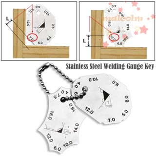 Malcolm เครื่องวัดความลึกของคอ ขา สเตนเลส สําหรับเชื่อม