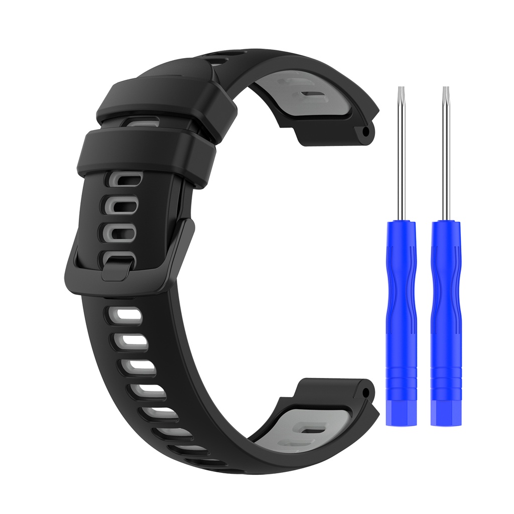 สายนาฬิกาข้อมือซิลิโคน สําหรับ Garmin Forerunner 220 230 235 620 630 735XT Smart Watch Band