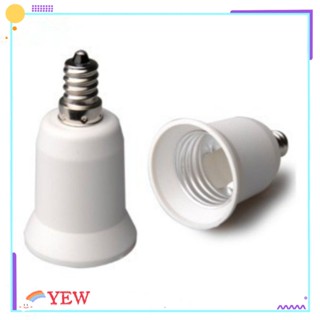 Yew อะแดปเตอร์แปลงฐานหลอดไฟ 6A E12 เป็น E27 PBT 220V สําหรับหลอดไฟ LED