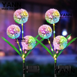 Yann1 โคมไฟหัวหอม LED พลังงานแสงอาทิตย์ 1/3 2 โหมด กันน้ํา สําหรับตกแต่งสวน กลางแจ้ง