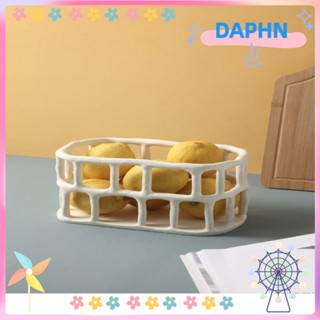 DAPHS ตะกร้าเก็บผลไม้ แบบรูกลวง สไตล์มินิมอล สําหรับตกแต่งบ้าน ห้องนั่งเล่น