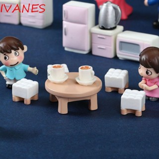 Ivanes เฟอร์นิเจอร์โซฟา เก้าอี้ ห้องน้ําจําลอง เฟอร์นิเจอร์จิ๋ว สร้างสรรค์ สําหรับเด็ก บ้านตุ๊กตา