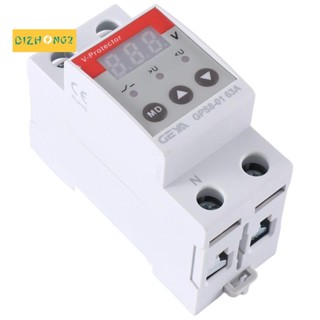 Geya GPS8 Din Rail Over Current อุปกรณ์ป้องกันแรงดันไฟฟ้าเกิน 63A