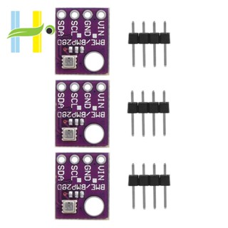 โมดูลเซนเซอร์วัดอุณหภูมิความชื้น ดิจิทัล BME280 5V I2C SPI BME280 3 ชิ้น