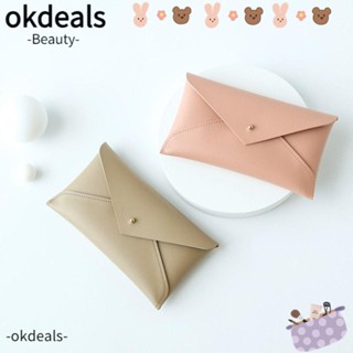 OKDEALS กล่องใส่แว่นตากันแดด หนัง PU แบบนิ่ม สําหรับผู้ชาย