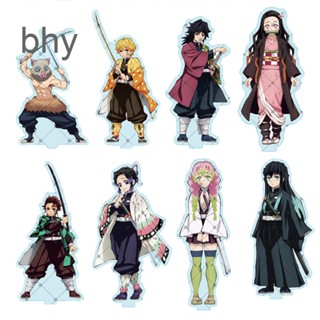 Bhy ฟิกเกอร์อะคริลิค รูปการ์ตูนอนิเมะ Demon Slayer สําหรับตกแต่งบ้าน