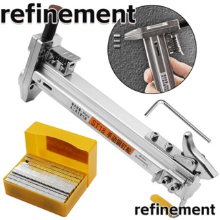 Refinement ปืนยิงตะปูซีเมนต์ เหล็กตรง สําหรับตกแต่งเล็บ