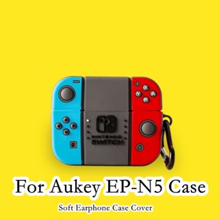 【จัดส่งรวดเร็ว】เคสหูฟัง แบบนิ่ม กันกระแทก ลายการ์ตูน สําหรับ Aukey EP-N5 EP-N5