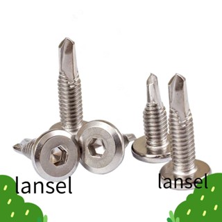 LANSEL สกรูซ็อกเก็ต ทรงกระบอก M5 สเตนเลส 410 1 นิ้ว สําหรับซ่อมแซมขนาดเล็ก 100 ชิ้น