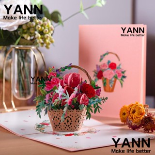 YANN1 ใหม่ การ์ดอวยพรวันแม่ และภรรยา ลายดอกไม้ สําหรับวันขอบคุณพระเจ้า