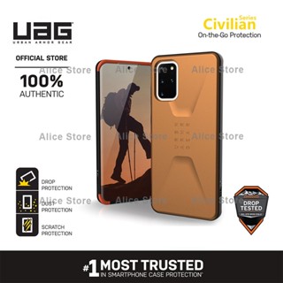 Uag เคสโทรศัพท์มือถือ ลายพลเรือน สีส้ม สําหรับ Samsung Galaxy S20 Ultra S20