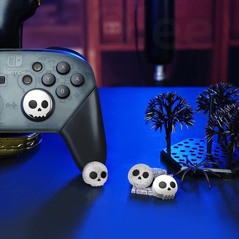 Olee ฝาครอบปุ่มกดจอยสติ๊ก ซิลิโคน อุปกรณ์เสริม สําหรับ PS5 PS4 Switch Pro Xbox Series X S PS5 4 ชิ้น