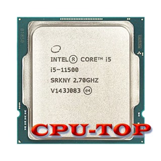 ใหม่ โปรเซสเซอร์ CPU Intel Core i5-11500 i5 11500 2.7 GHz Six-Core Twelve-Thread L3=12M 65W LGA 1200 ไม่ใช่พัดลม