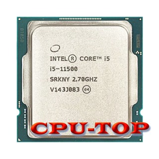 ใหม่ โปรเซสเซอร์ CPU Intel Core i5-11500 i5 11500 2.7 GHz Six-Core Twelve-Thread L3=12M 65W LGA 1200 ไม่ใช่พัดลม