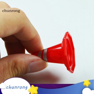 Chunrong โมเดลป้ายสัญลักษณ์ถนน ติดตั้งง่าย DIY สําหรับเด็กผู้ชาย 10 ชิ้น