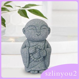 [szlinyou2] ฟิกเกอร์พระพุทธรูปน่ารัก แฮนด์เมด สําหรับตกแต่งตู้ปลา