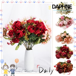 Daphne ช่อดอกไฮเดรนเยียประดิษฐ์ ผ้าไหม แฮนด์เมด สําหรับเจ้าสาว