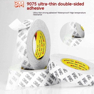 3m9075 เทปสองหน้า บางมาก ทนความร้อนสูง หนา 0.08 มม. 3 เมตร