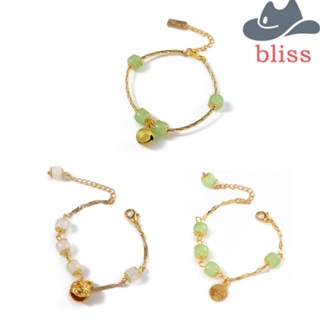 Bliss สร้อยข้อมือหยก สไตล์จีนโบราณ หรูหรา เครื่องประดับ