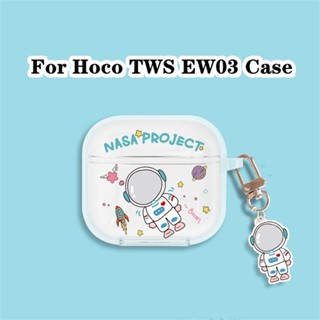 【บูติกดั้งเดิม】สําหรับ Hoco. Tws EW03 เคสใส แบบนิ่ม ลายการ์ตูน สําหรับ Hoco TWS EW03