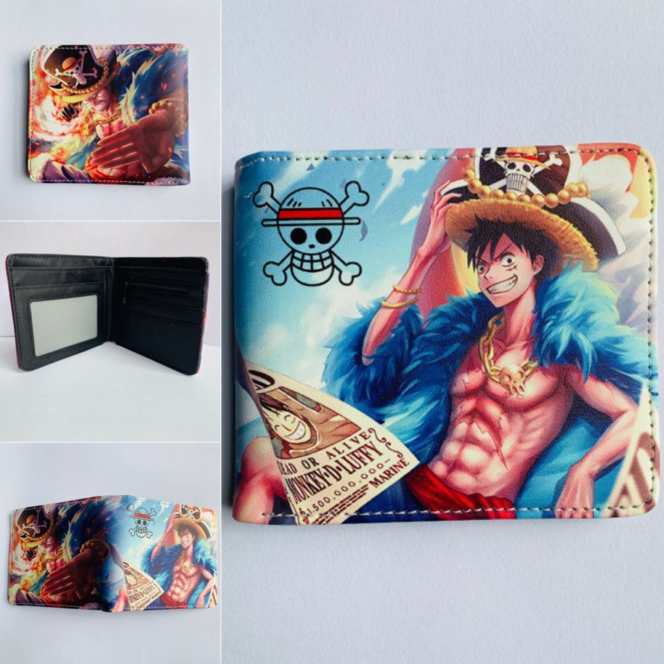 กระเป๋าสตางค์ กระเป๋าใส่เหรียญ ลายการ์ตูนอนิเมะวันพีช ลูฟี่ Roronoa Zoro เหมาะกับของขวัญวันเกิด สําหรับเด็ก และผู้ใหญ่