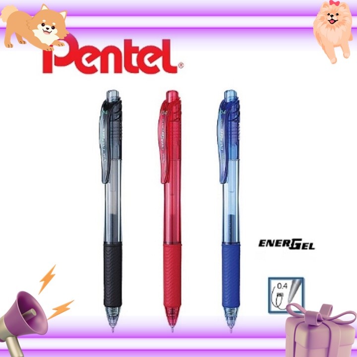 ปากกาเจล Pentel Energel X รุ่น BLN ขนาดหัว 0.4 0.5 และ 0.7 MM